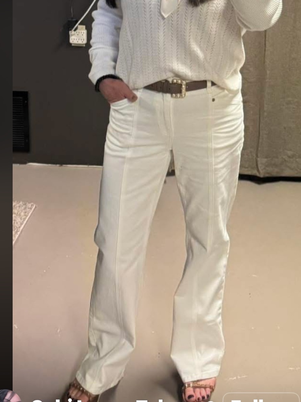 CAbi Lark Jean-White - Picture 8 of 16
